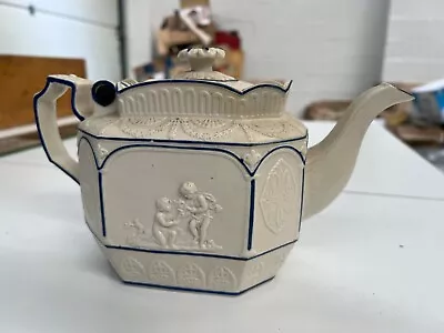 Buy Antique Castleford / Creamware / Feldspathic ? Teapot (a) • 89.99£