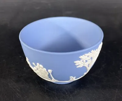 Buy Wedgewood Jasperware Small Blue Pedestal Sugar Bowl Blue • 9.99£