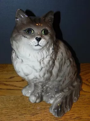 Buy BESWICK Nr 1867 GREY SEATED PERSIAN CAT 8.5 -Excellent Condition • 24.99£