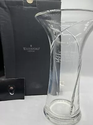 Buy Waterford Crystal Vase 13” Golf European Open. Boxed. Siren Bouquet Vase. • 19.99£
