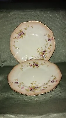 Buy 2 X Wellington Bone China Tea Plates, Art Nouveau, 17.5cm • 9.99£