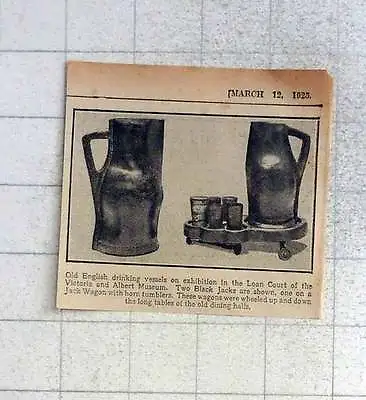 Buy 1925 Old English Drinking Vessels, Blackjacks Jack Wagon • 5£
