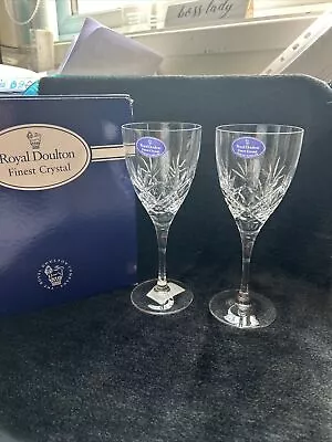 Buy Royal Doulton Small Wine Glasses X2 • 5£
