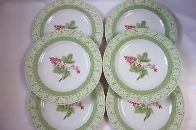 Buy 6 X Johnson Bros Floral Sampler China Dinner Plates – 27.75cm Wide – Good Cond • 12£
