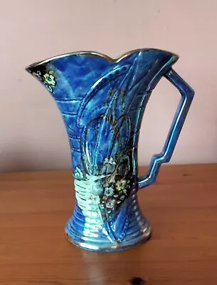 Buy Antique Royal Bradwell Arthur Wood Art Deco Lustre Sylvan Vase 8  High VGC • 16£