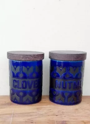 Buy Hornsea Heirloom  Spice Jars Midnight Blue  • 4.99£
