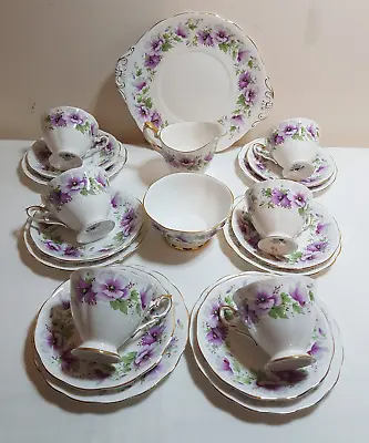 Buy Royal Standard, Tea Set, 21 Piece, Milk & Sugar , Flower  Violetta  • 35£