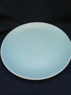 Buy Beautiful Poole Pottery 10 Inch Twin Tone Dinner Plate, Sky Blue  • 9.99£