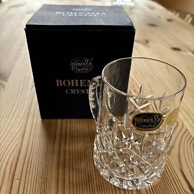 Buy Bohemia Czech Crystal 24% Lead Crystal Hand-Cut Glass Tankard 0.3 Litres • 5£