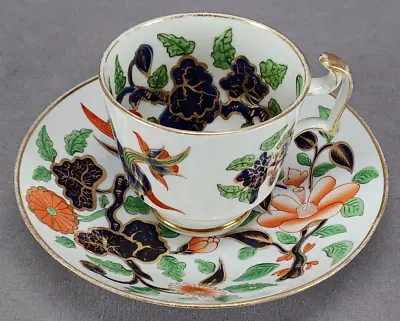 Buy Spode Pattern 2215 Imari Floral & Gold Coffee Cup & Saucer Circa 1806-1822 • 144.11£