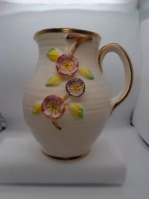 Buy Arthur Wood Vintage 1930s Floral Jug Vase Gilt Detail Flowers • 29.99£