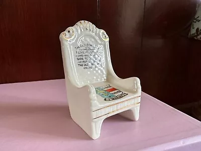 Buy Coronet Ware Crested China The Old Armchair With Verse 90mm Woking • 15£