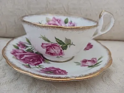 Buy Royal Standard Orleans Rose Cup And Saucer Fine Bone China '50s Made In England • 21.58£