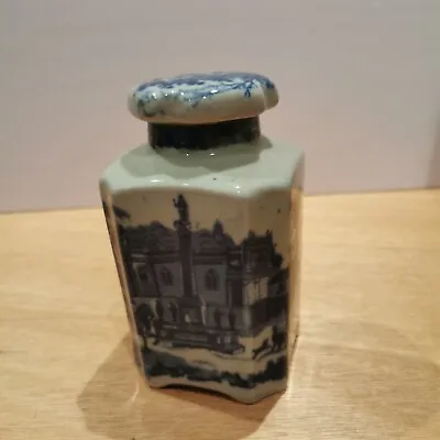 Buy Victoria Ware Ironstone Flow Blue Lidded Storage Jar Large Ginger Jar / Bottle  • 35.99£