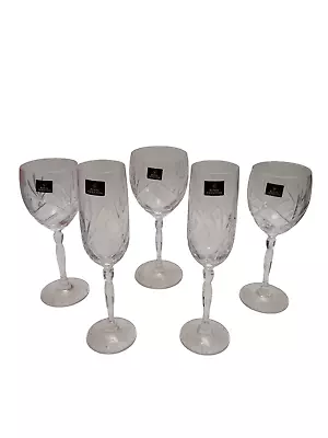 Buy Set Of 5 Royal Doulton Crystal Wine Glasses Mixed Shape And Sizes Home Deco • 9.99£
