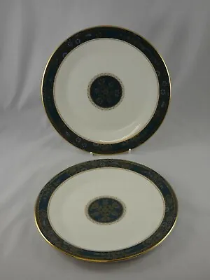 Buy Two 2 Royal Doulton Carlyle Bone China Salad / Luncheon Plates H5018 • 11.95£