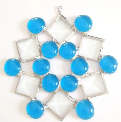 Buy 5  Stained Glass Snowflake Suncatcher-Made In USA-Assorted Colors CCI • 18.94£