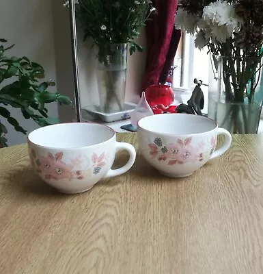 Buy Vintage Boots Hedge Rose 2 X Cups Both In Excellent Condition Throughout • 3.50£