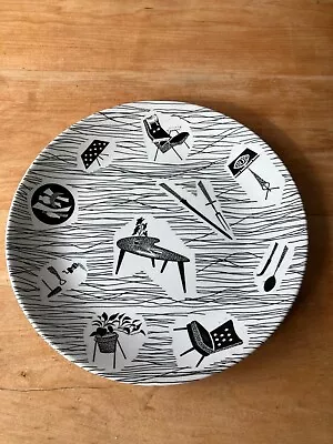 Buy Ridgway Pottery Homemaker Pattern Dinner Plate Vintage 9 Inch Diameter • 9.99£