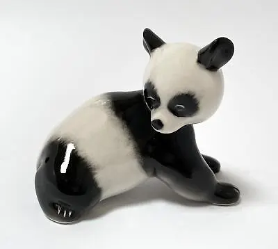 Buy Vintage Lomonosov Ussr Russian Porcelain Panda Bear Figurine Signed • 48.57£