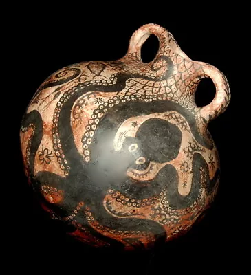 Buy Minoan Ancient Crete Pottery Wine Vessel Replication • 567£