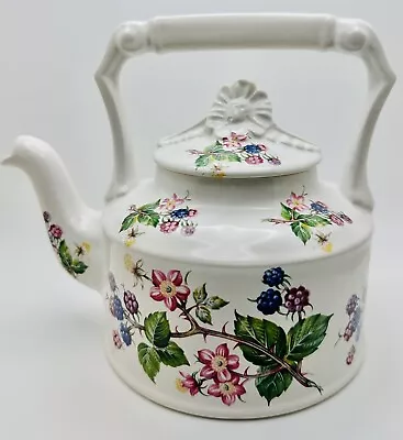 Buy Vintage Arthur Wood English Smaller Teapot Flower Raspberries Kettle Handle 6106 • 31.69£