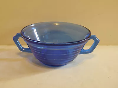 Buy Moderntone 2 Handled Soup Bowl...Cobalt Blue..Excellent Condition • 13.42£