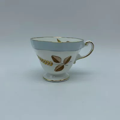 Buy FOLEY Bone China EB 1850 Footed Tea Cup Wheat And Leaves Pattern 3242 England • 7.59£