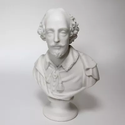 Buy An Antique Victorian 19th Century Parian Ware Bust Of Shakespeare. • 150£
