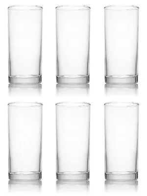 Buy Set Of 6 Highball Glasses Tall Bar Glass Tumbler Glassware Hi-ball Water Glasses • 12.99£