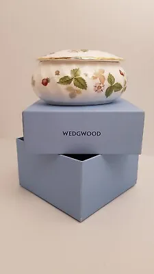 Buy Wedgwood Bone China “ Wild Strawberry “ Trinket Box • 5.99£