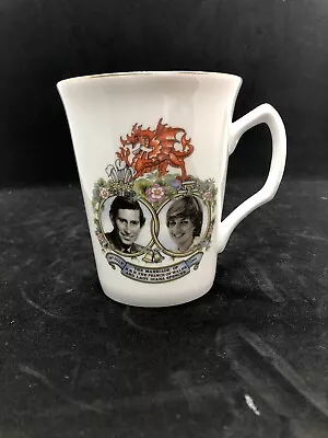Buy Roy Kirkham China Mug Commemorate Marriage Prince Charles & Lady Diana 1981 (B10 • 7.49£