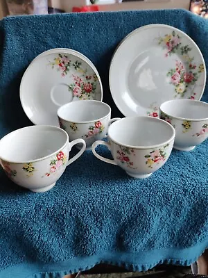Buy Waterside Fine Bone China Tea And Dinner Set,white With  Rose Design, 18 Pieces • 36£