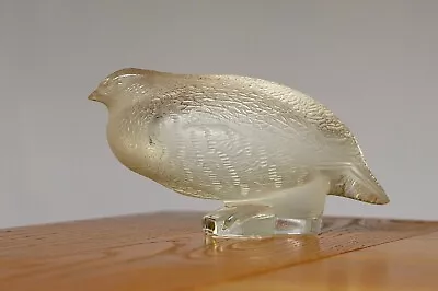 Buy Lalique Large Quail , Signed. Weight Is 1.1 Kilos • 145£