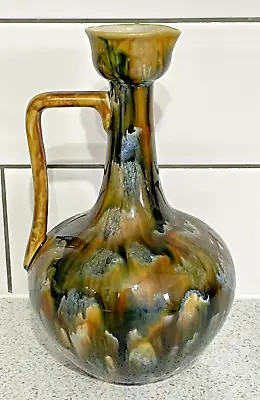 Buy Sarreguemines French Drip Glaze Art Pottery Carafe Jug Pitcher • 29.99£
