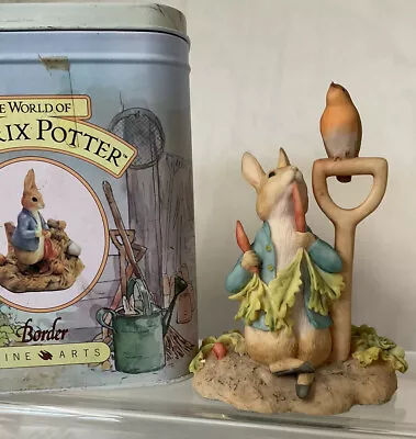 Buy Beautiful Border Fine Arts Beatrix Potter  - Peter Rabbit Eating A Radish • 8.99£