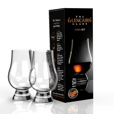Buy The Glencairn Official Whisky Nosing Glass - Set Of 2 (Twin Pack, Gift Carton)  • 13.90£
