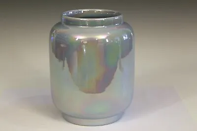 Buy Bagni Raymor Label Italian Pottery Vintage Violet Luster Glaze Vase Iridescent • 90.82£