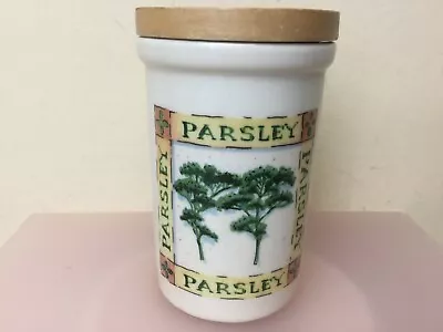Buy Cloverleaf Antique Herbs Parsley Storage Jar. • 2.99£