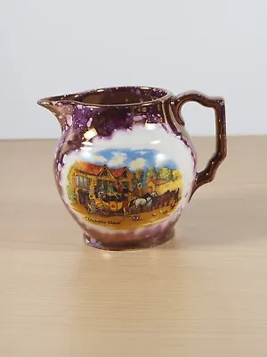 Buy Vintage Grays Pottery Lustre Hand Painted Jug Dicken's Days • 9.99£