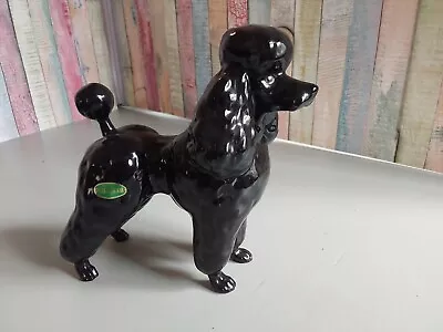 Buy Vintage Beswick, Dog, Poodle Black, Larger, 2339 Green Label • 34.95£