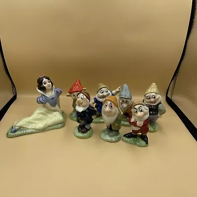 Buy Vintage Wade Disney Snow White And The Seven Dwarfs Set • 199.99£