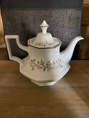 Buy Eternal Beau Pattern  Johnson Brothers Porcelain Octagonal 2 Pint Teapot • 9.99£