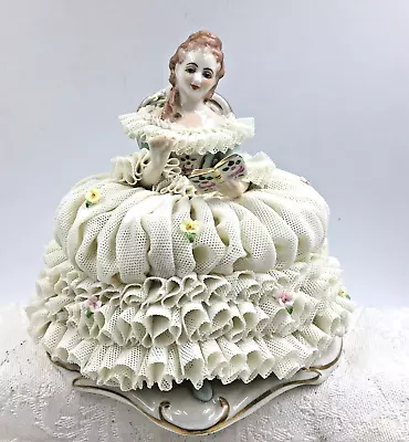 Buy Irish Mv Dresden White Dream Collection  Amelia  Figurine Porcelain Lace - 6.5  • 120.63£