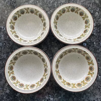 Buy 4 Vintage Retro Poole Pottery “ Argosy “ Bowls Cereal Dessert Soup • 10£