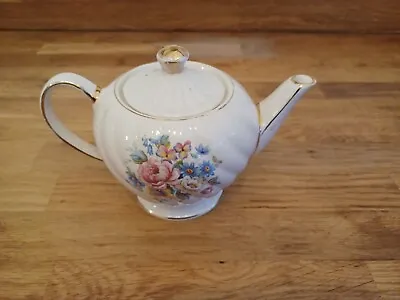Buy Vintage Sadler Teapot Swirl Flower Design - One Cup • 4.99£