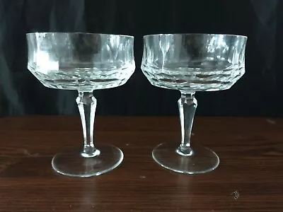 Buy Galway Old Galway Crystal Champagne Sherbet Glass Set Of 2 • 47.59£