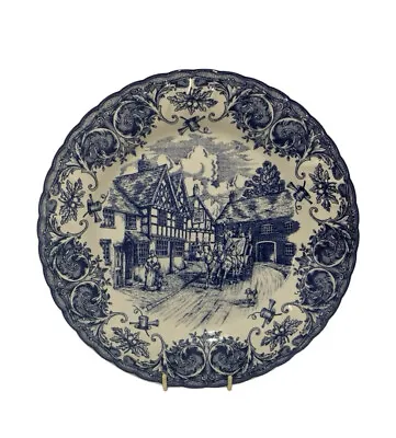 Buy Staffordshire Tableware Blue And White Plate  • 5.99£