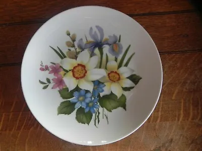 Buy Vintage A K Kaiser-W.Germany-Daffodil Flowers Floral Plate-24cm (9.5 ) Diameter • 7.99£
