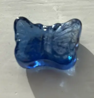 Buy Maltese Glass Blue Butterfly Miniature Ornament - EXCELLENT CONDITION • 0.49£